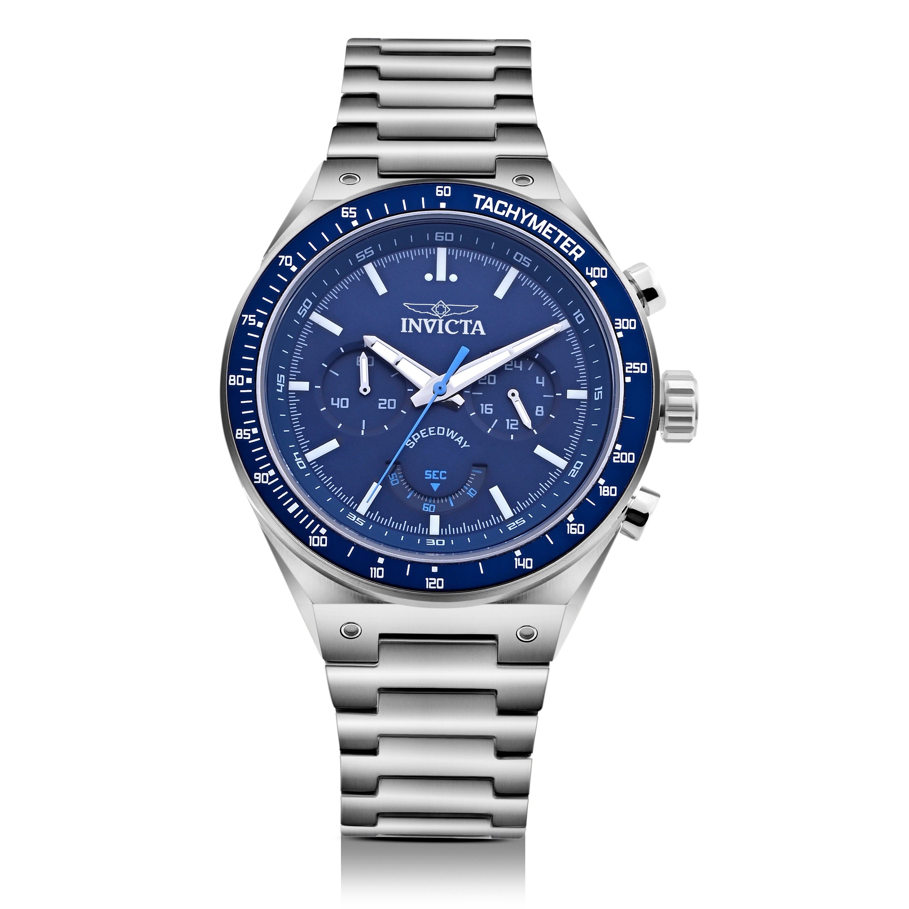Invicta Speedway Quartz Blue Dial Watch For Gents - 49377