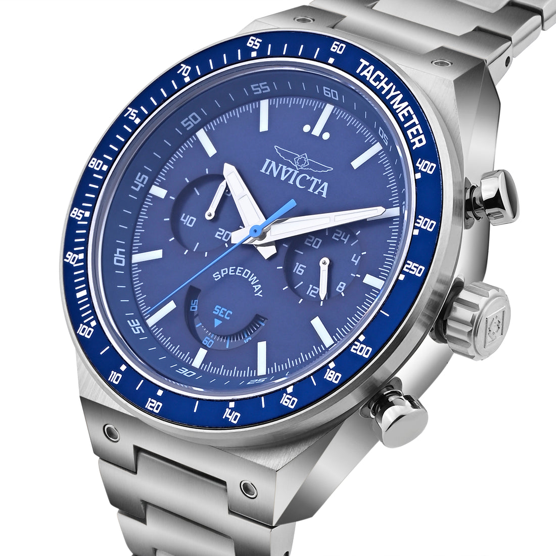 Invicta Speedway Quartz Blue Dial Watch For Gents - 49377