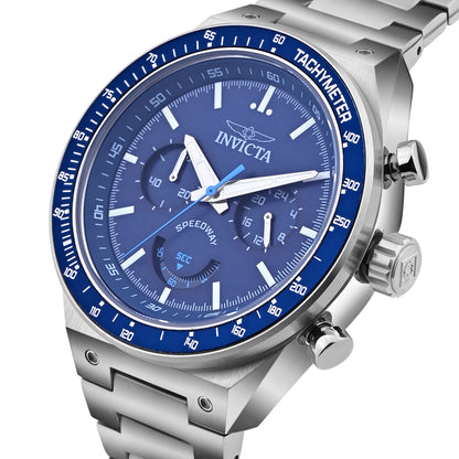 Invicta Speedway Quartz Blue Dial Watch For Gents - 49377