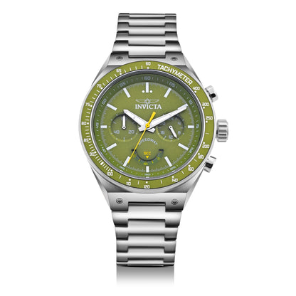 Invicta Speedway Quartz Green Dial Watch For Gents - 49380