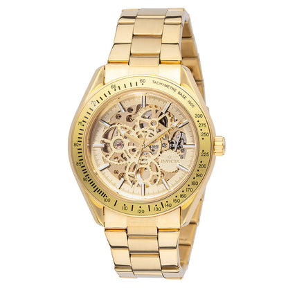 Invicta Objet D Art Automatic Gold Dial Analog Watch For -  Gents 49501