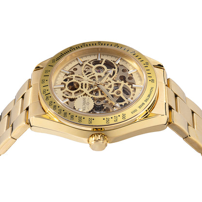 Invicta Objet D Art Automatic Gold Dial Analog Watch For -  Gents 49501