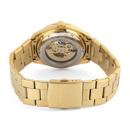 Invicta Objet D Art Automatic Gold Dial Analog Watch For -  Gents 49501