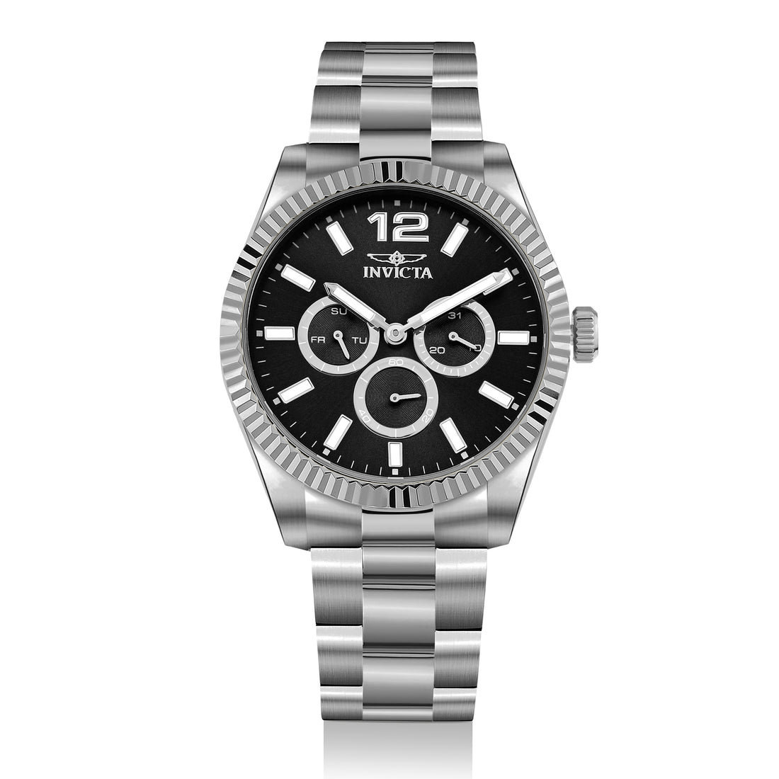 Invicta Specialty Quartz Black Dial Analog Watch For -  Gents 49511