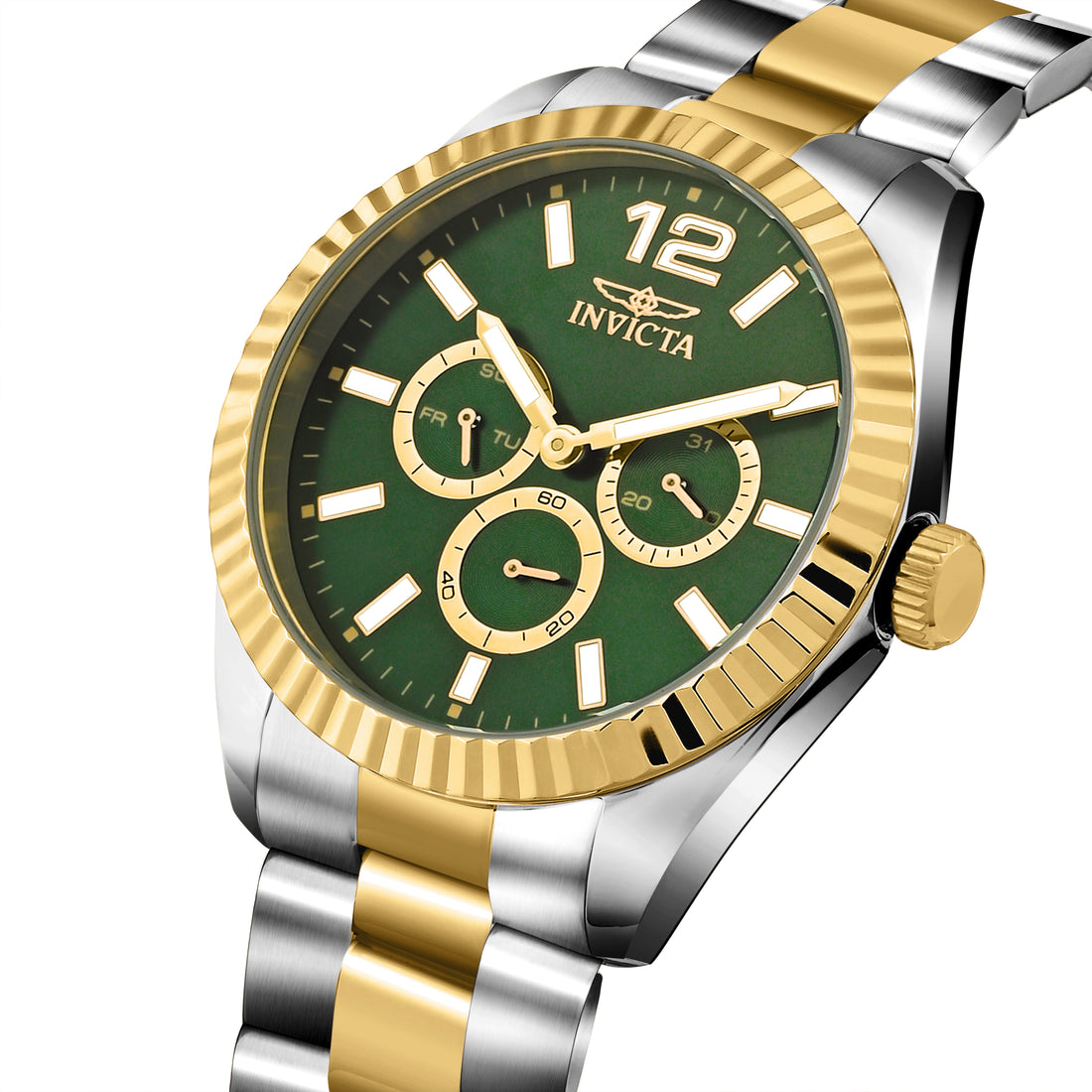 Invicta Specialty Quartz Green Dial Analog Watch For -  Gents 49517