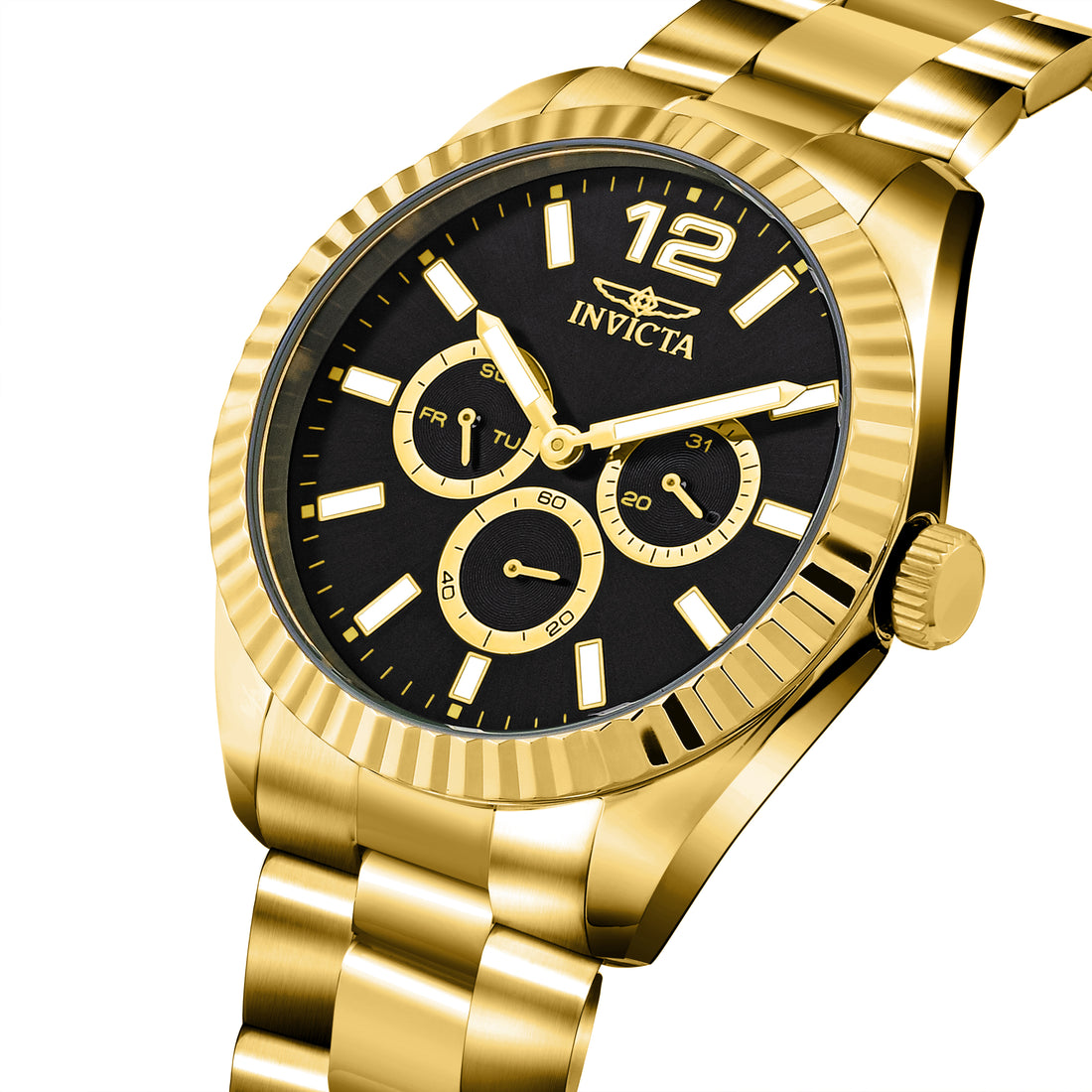 Invicta Specialty Quartz Black Dial Analog Watch For -  Gents 49519