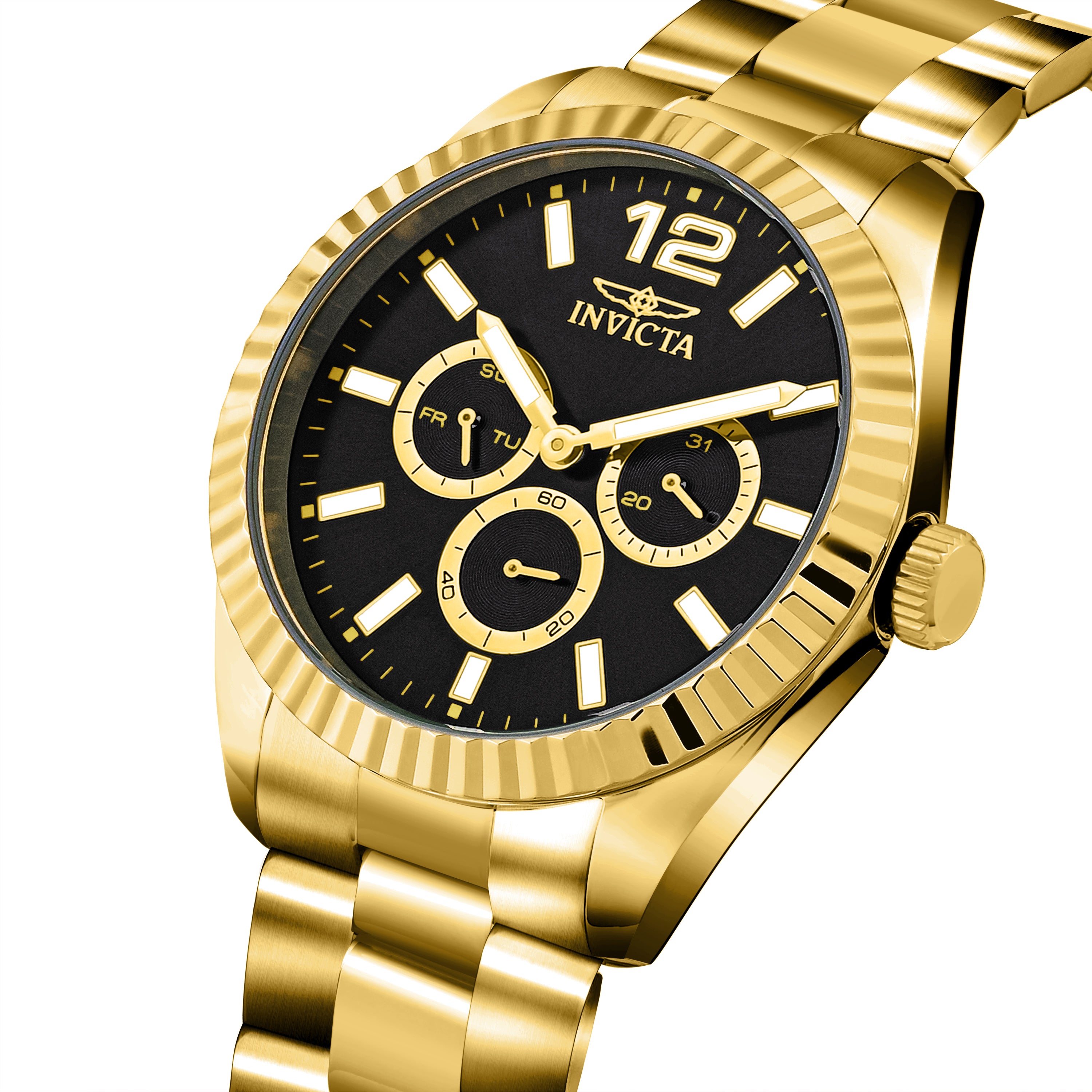 Invicta Specialty Quartz Black Dial Analog Watch For -  Gents 49519