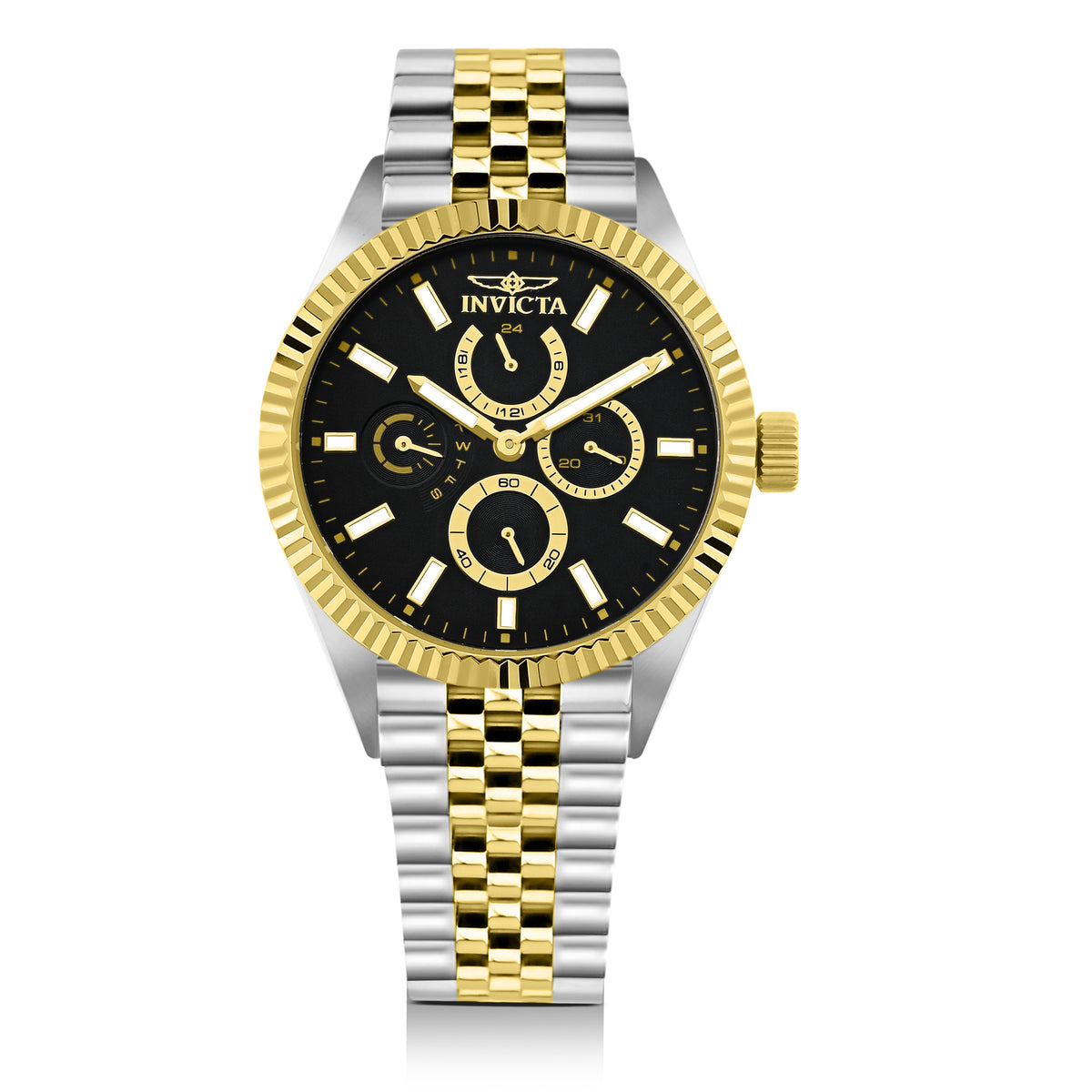 Invicta Specialty Quartz Black Dial Analog Watch For -  Gents 49537