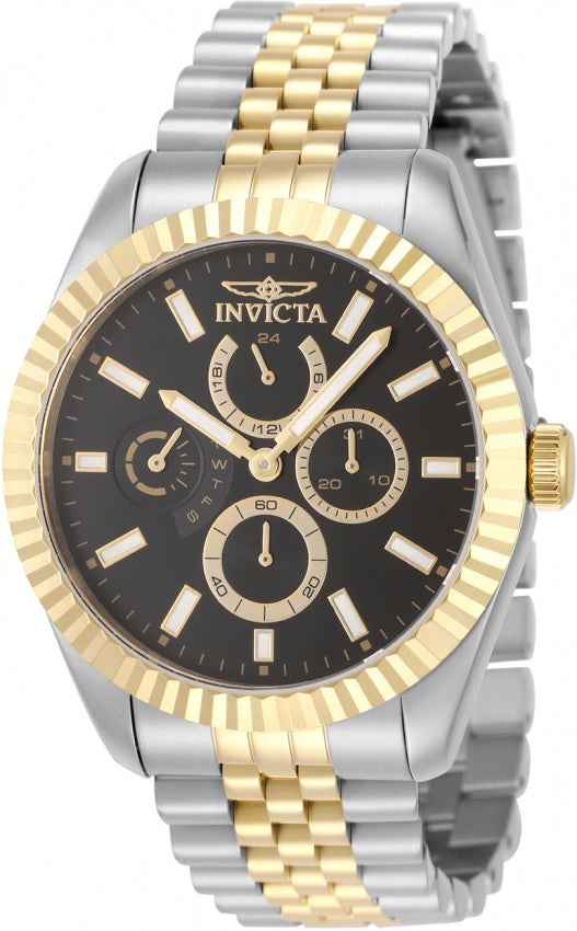 Invicta Specialty Quartz Black Dial Analog Watch For -  Gents 49537