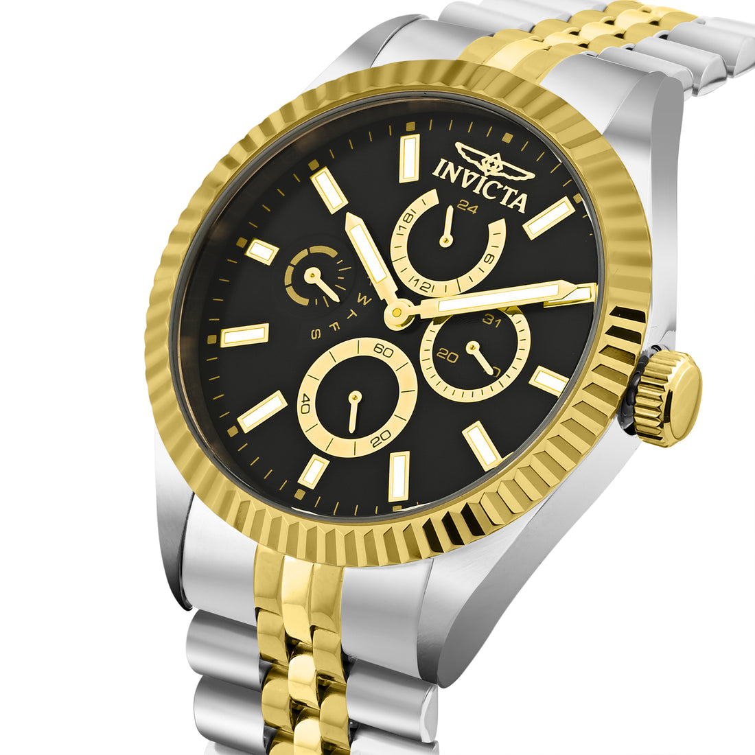 Invicta Specialty Quartz Black Dial Analog Watch For -  Gents 49537