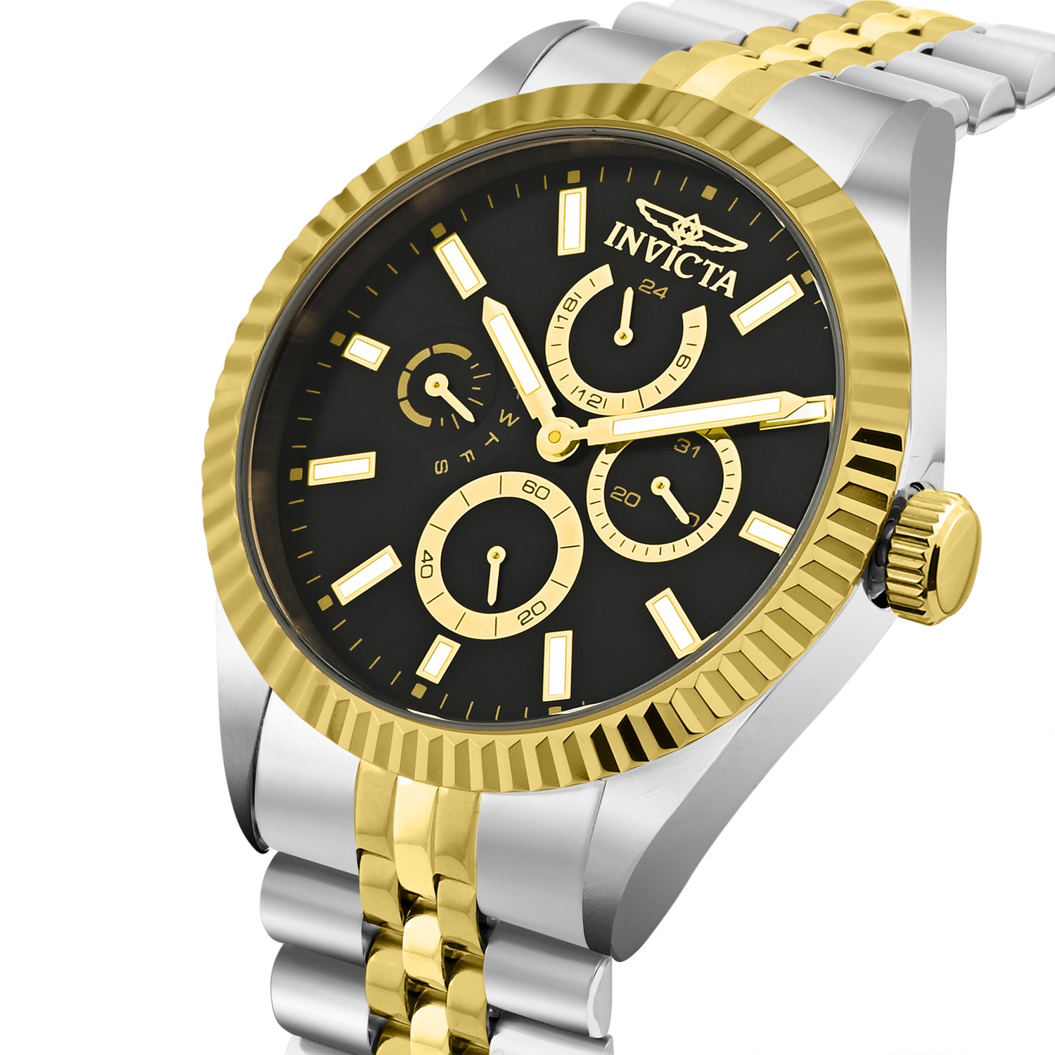 Invicta Specialty Quartz Black Dial Analog Watch For -  Gents 49537