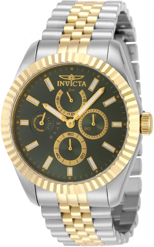 Invicta Specialty Quartz Green Dial Analog Watch For -  Gents 49539