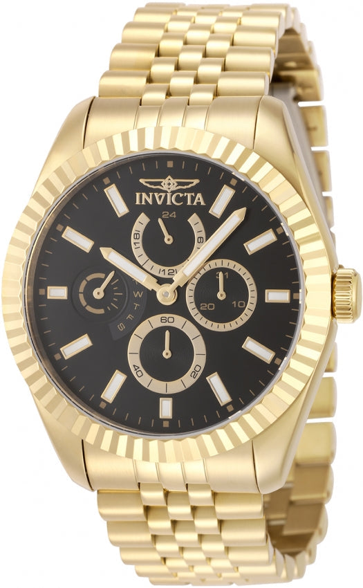 Invicta Specialty Quartz Black Dial Analog Watch For -  Gents 49541