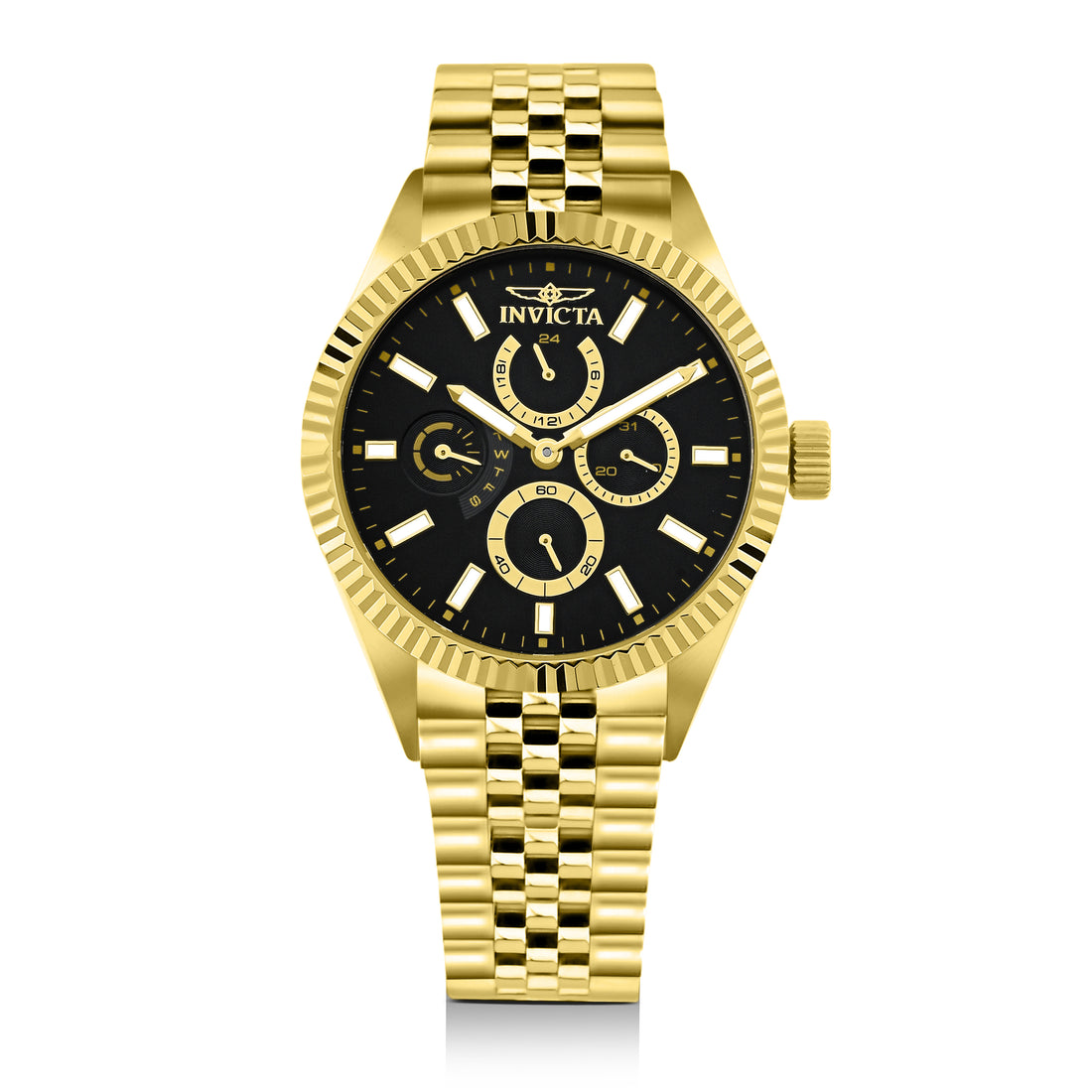 Invicta Specialty Quartz Black Dial Analog Watch For -  Gents 49541