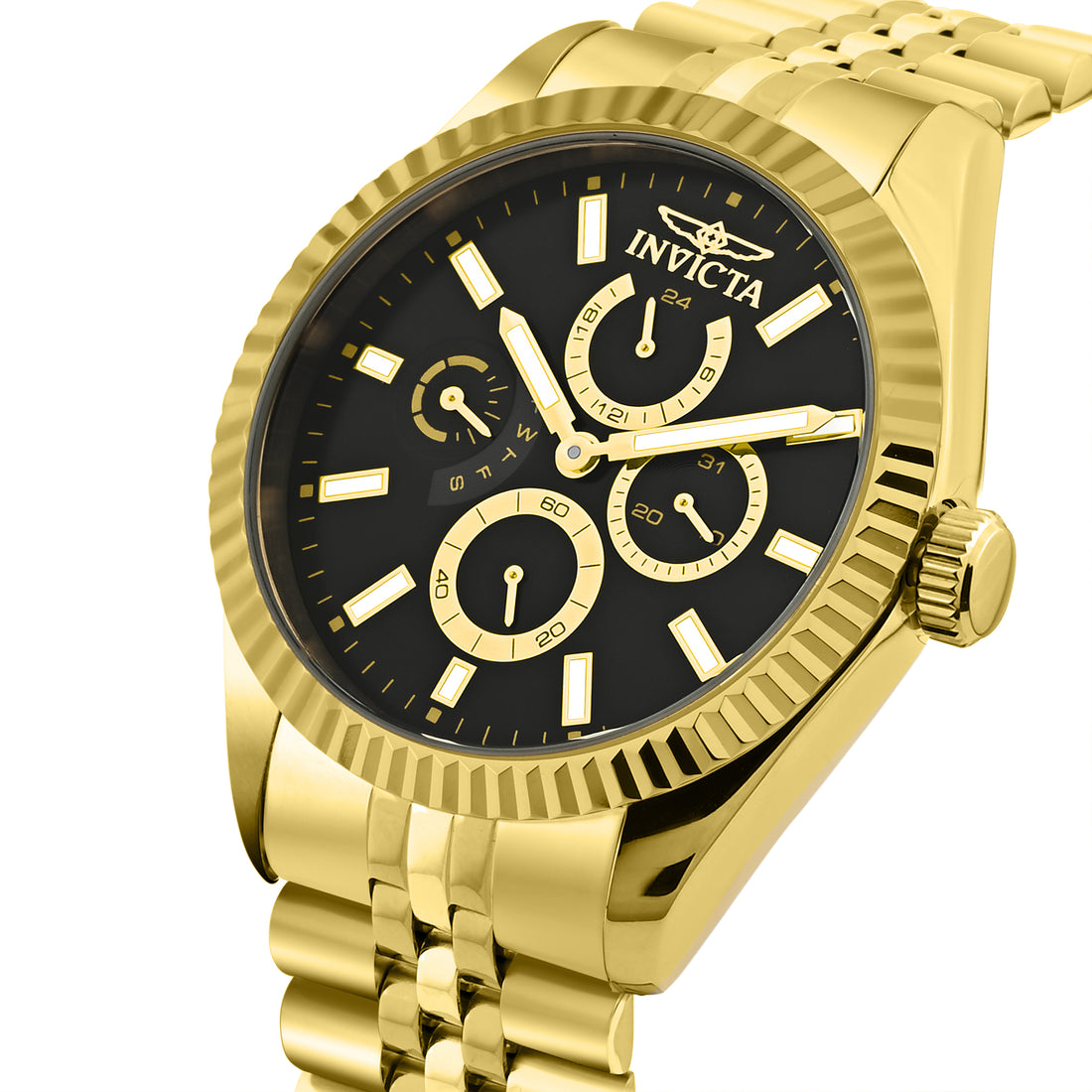 Invicta Specialty Quartz Black Dial Analog Watch For -  Gents 49541
