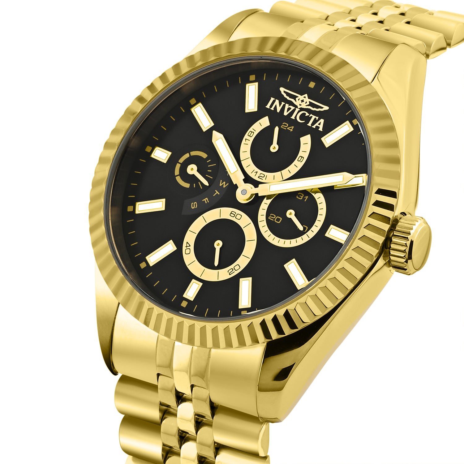 Invicta Specialty Quartz Black Dial Analog Watch For -  Gents 49541