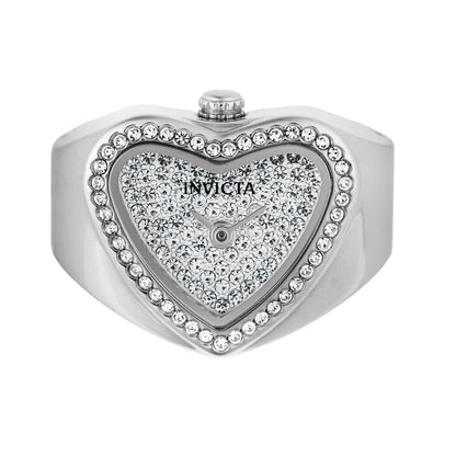 Invicta Silver Finger Ring Watch For - Ladies 49578