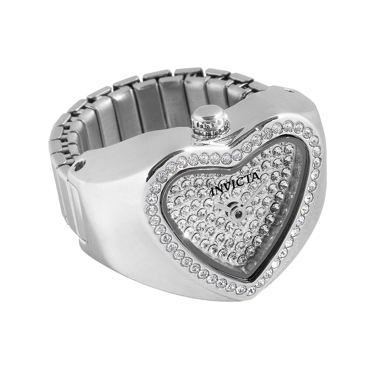 Invicta Silver Finger Ring Watch For - Ladies 49578