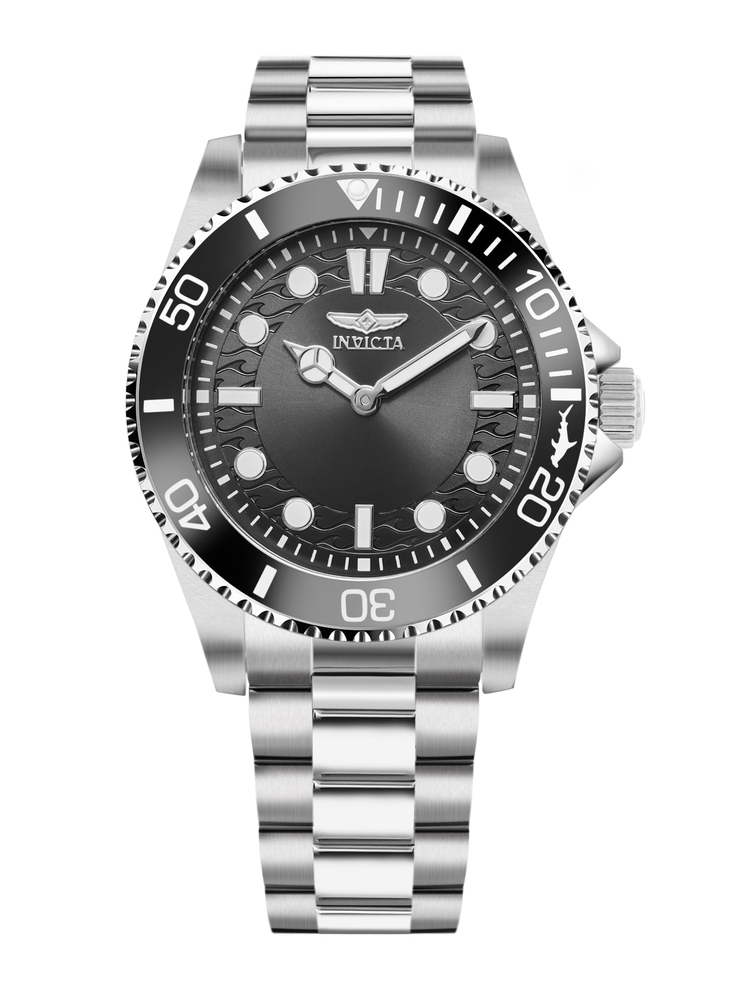 Invicta Pro Diver Quartz Caliber PC20S Movement Black Dial Analog Watch For - Gents 49693