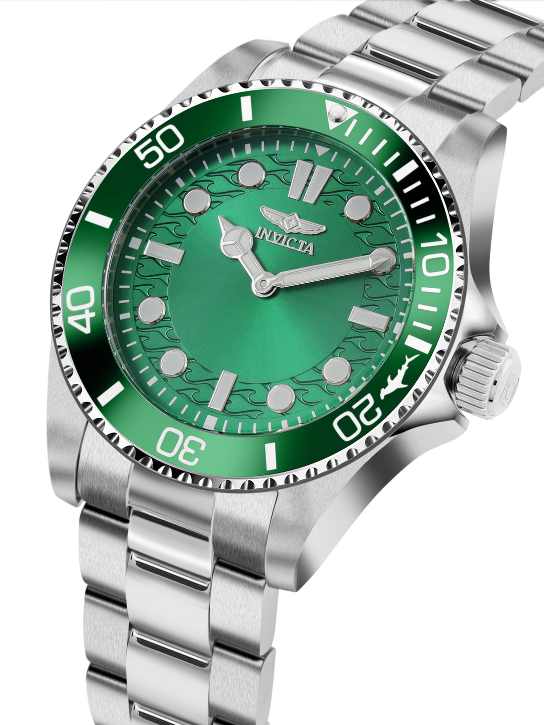 Invicta Pro Diver Quartz Caliber PC20S Movement Green Dial Analog Watch For - Gents 49695