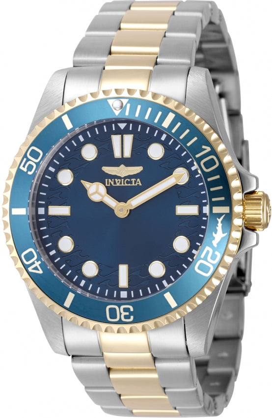 Invicta Pro Diver Quartz Caliber PC20S Movement Blue Dial Analog Watch For - Gents 49696