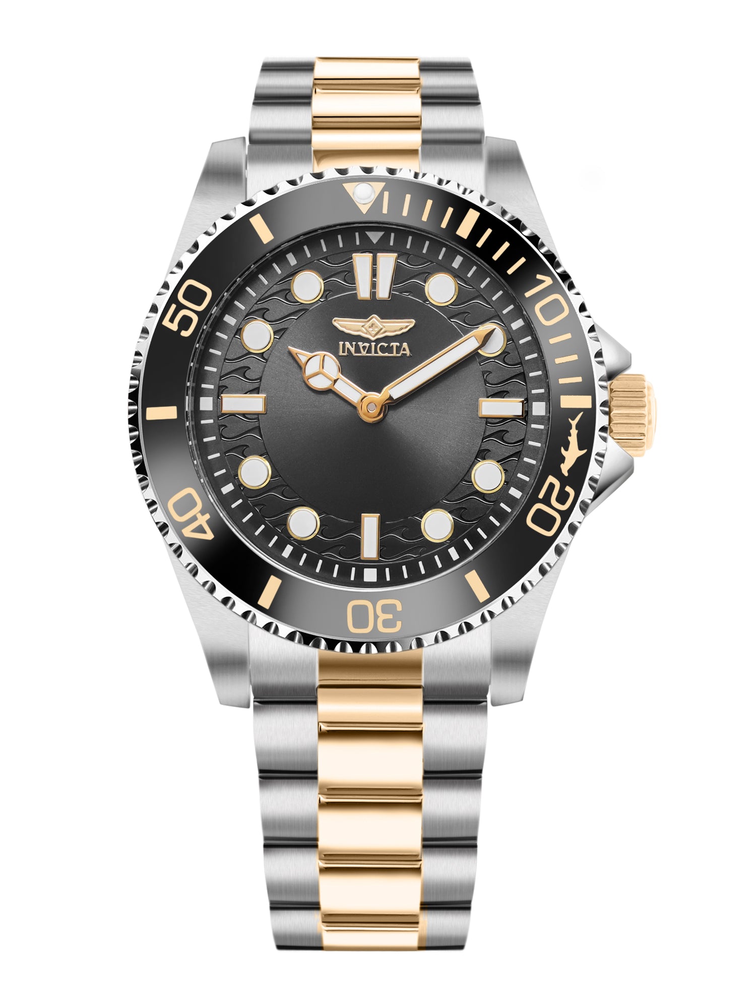 Invicta Pro Diver Quartz Caliber PC20S Movement Black Dial Analog Watch For - Gents 49698