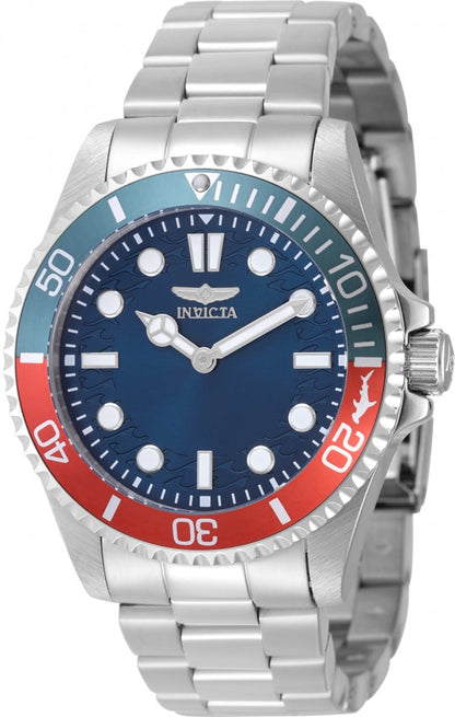 Invicta Pro Diver Quartz Caliber PC20S Movement Blue Dial Analog Watch For - Gents 49708