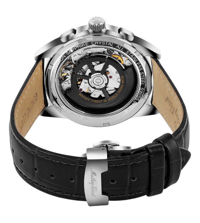 Mathey-Tissot Swiss Made Heritage Automatic White Dial Analog Watch for Gents - H711CHTLAI