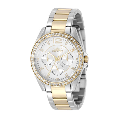 INVICTA Angel Quartz Movement Silver Analog  Dial Watch For Ladies- 50110
