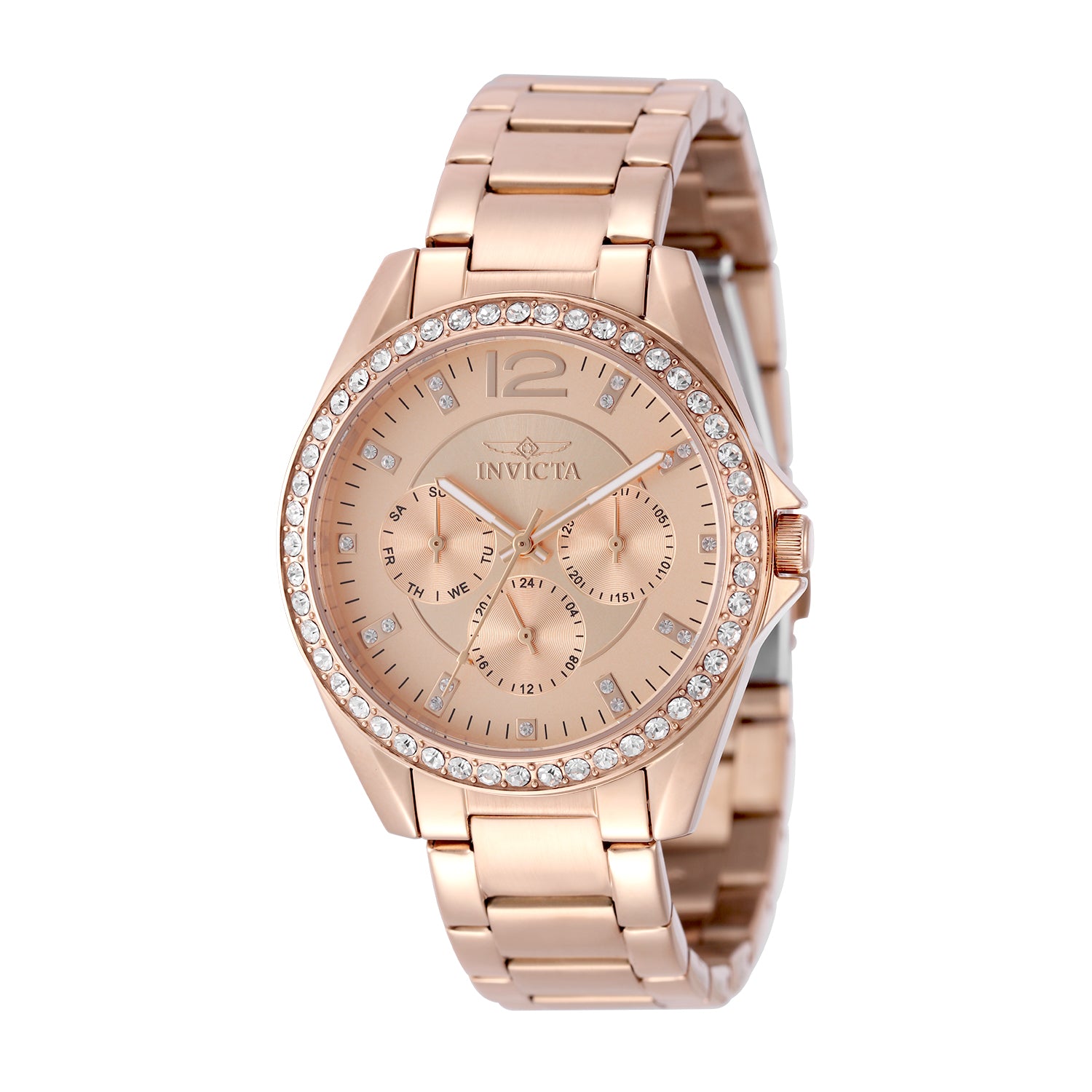 INVICTA Angel Quartz Movement Rose Gold Analog  Dial Watch For Ladies- 50111