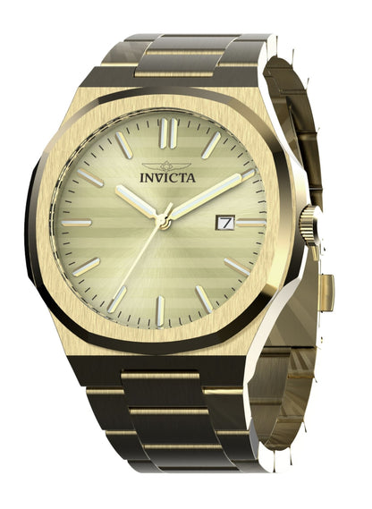 INVICTA Speedway Quartz Movement Gold Analog  Dial Watch For Gents- 50174