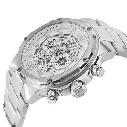 INVICTA S1 Rally Quartz Movement Silver Analog  Dial Watch For Gents- 50256