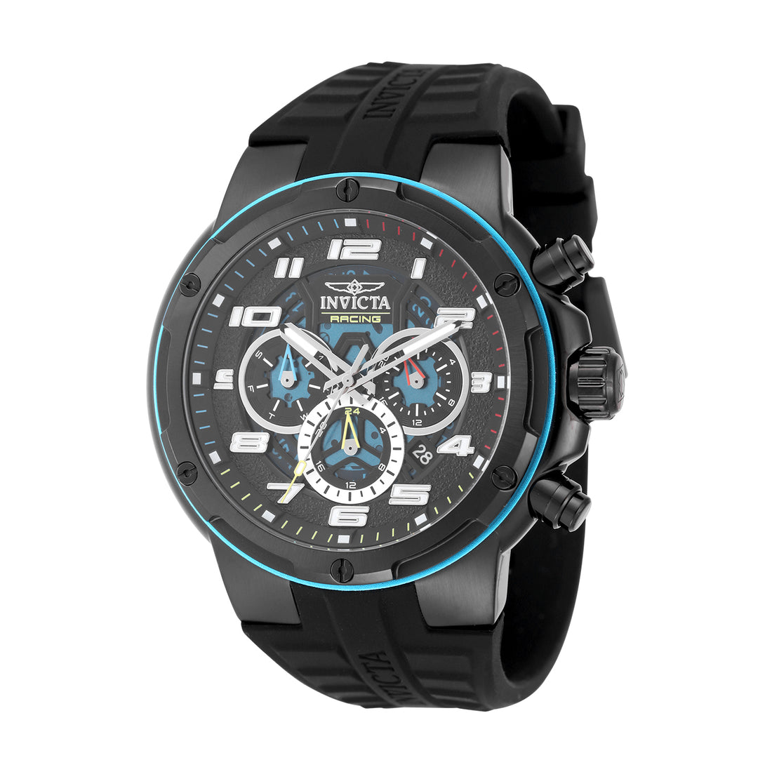 INVICTA S1 Rally Quartz Movement Black Analog  Dial Watch For Gents- 50263