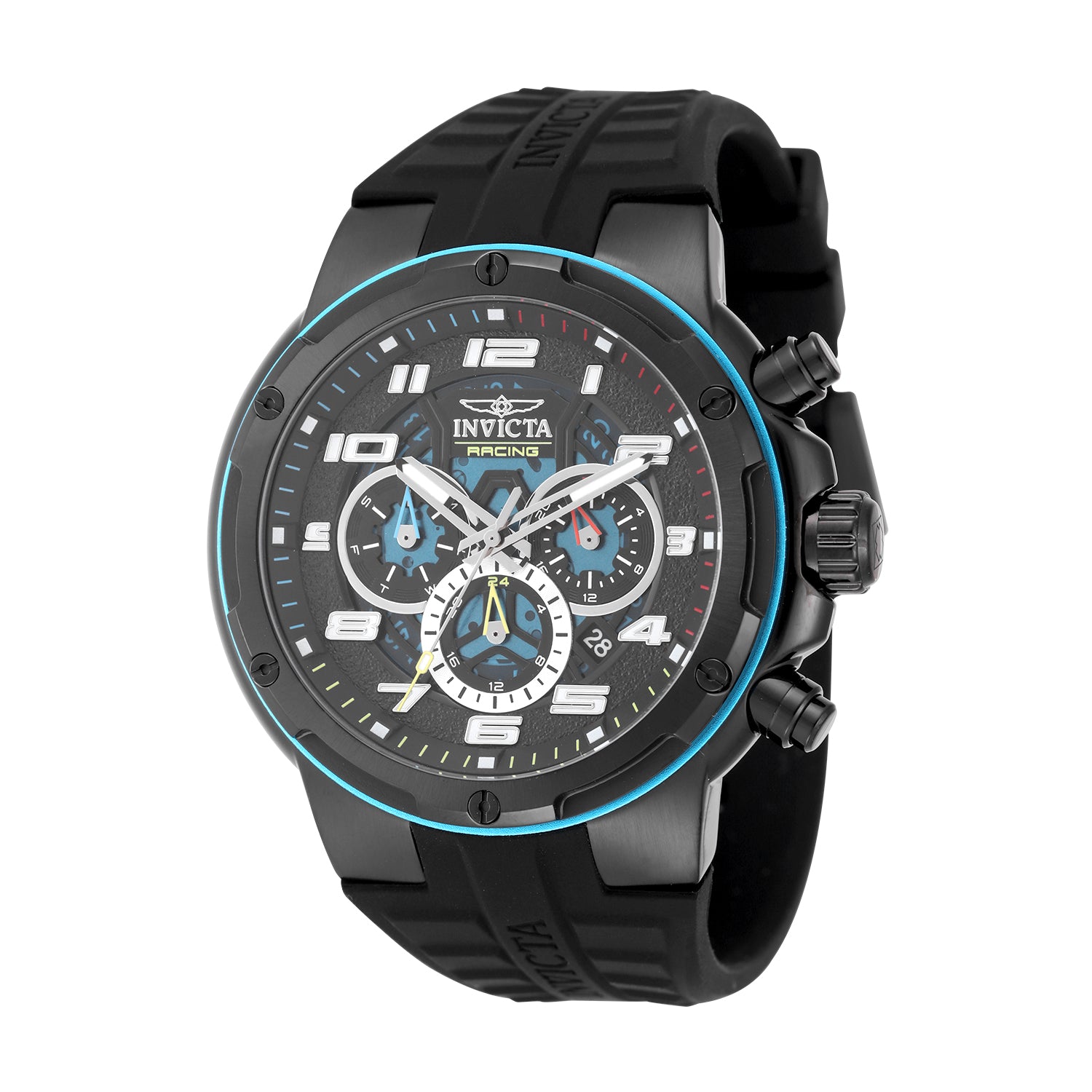 INVICTA S1 Rally Quartz Movement Black Analog  Dial Watch For Gents- 50263