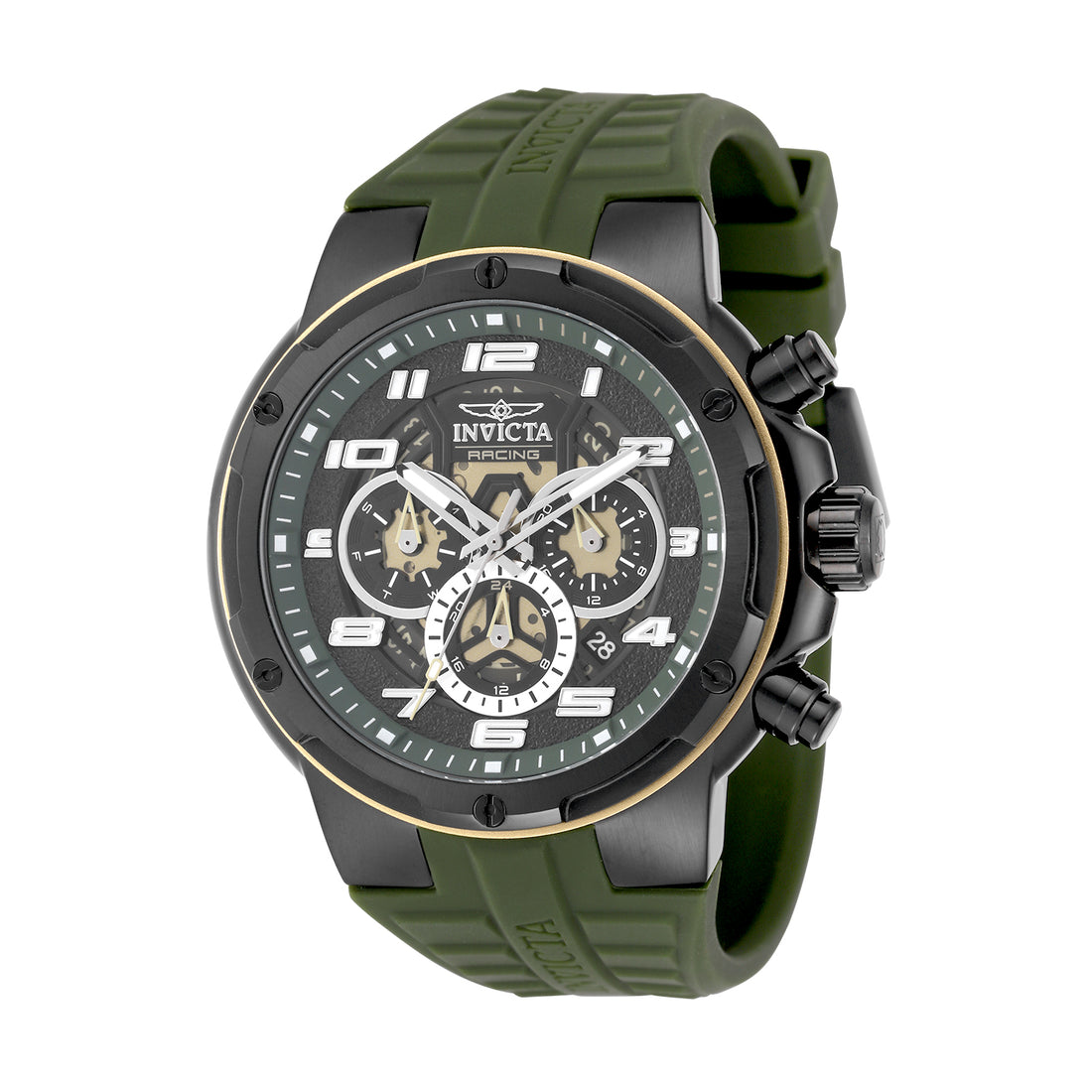 INVICTA S1 Rally Quartz Movement Black Analog  Dial Watch For Gents- 50264