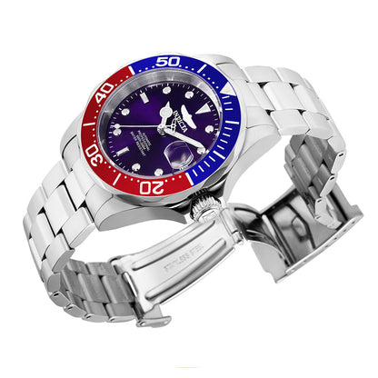 Invicta MenS Silver Stainless Steel Analogue Watch - 5053