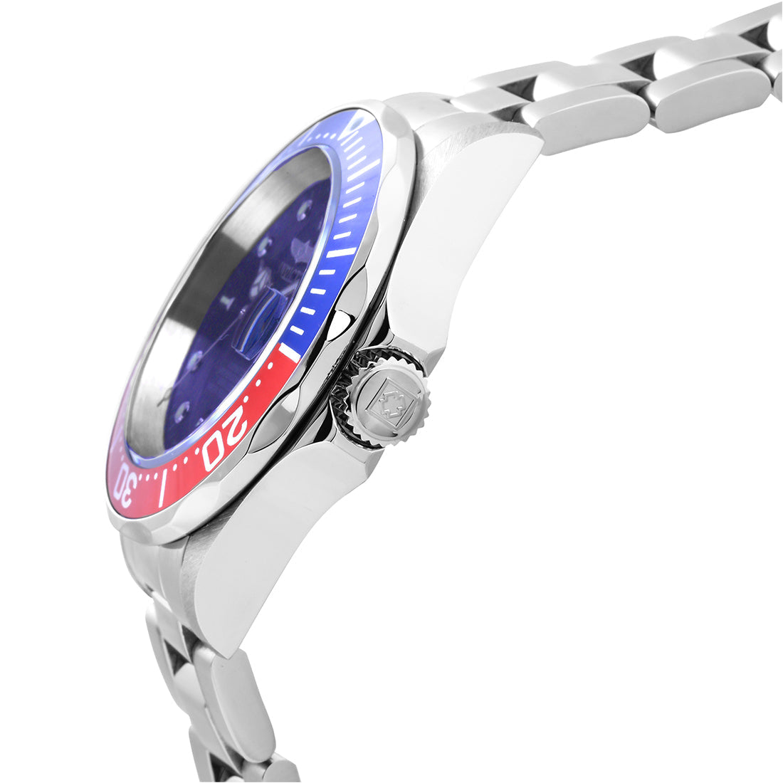 Invicta MenS Silver Stainless Steel Analogue Watch - 5053