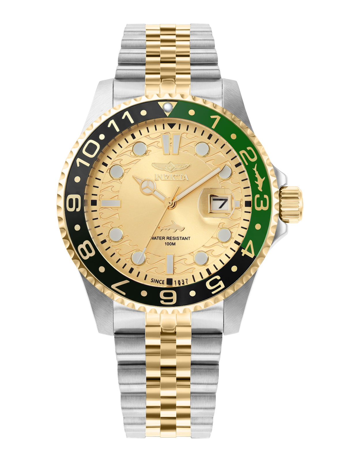 Invicta by Activa Pro Driver Gold Dial Analog Watch - For Gents 50813