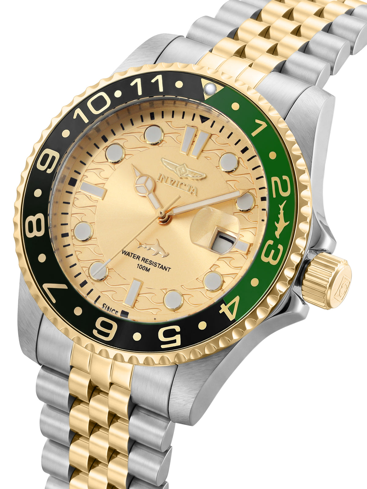 Invicta by Activa Pro Driver Gold Dial Analog Watch - For Gents 50813