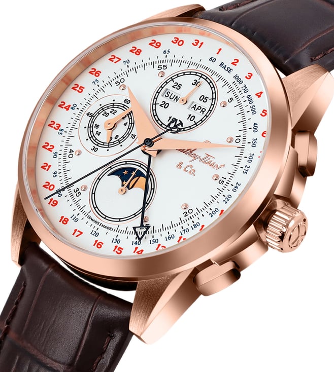 Mathey-Tissot Swiss Made Heritage Automatic White Dial Analog Watch for Gents - H711CHTLPI