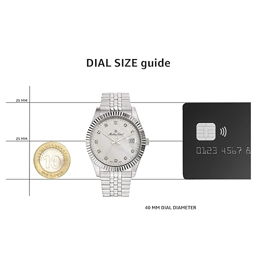 Mathey-Tissot Swiss Made Analog Mother of Pearl Dial Watch For Men - H710AI