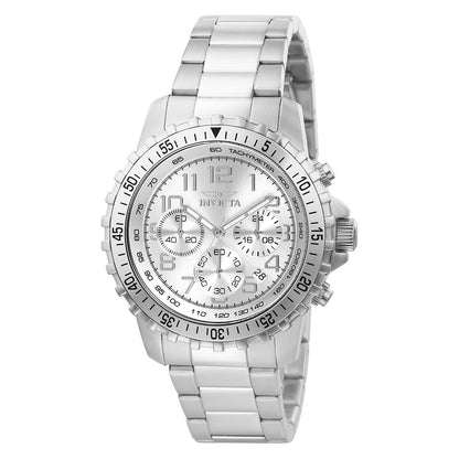 Invicta Specialty MenS Wrist Watch Stainless Steel Quartz Silver Dial - 6620