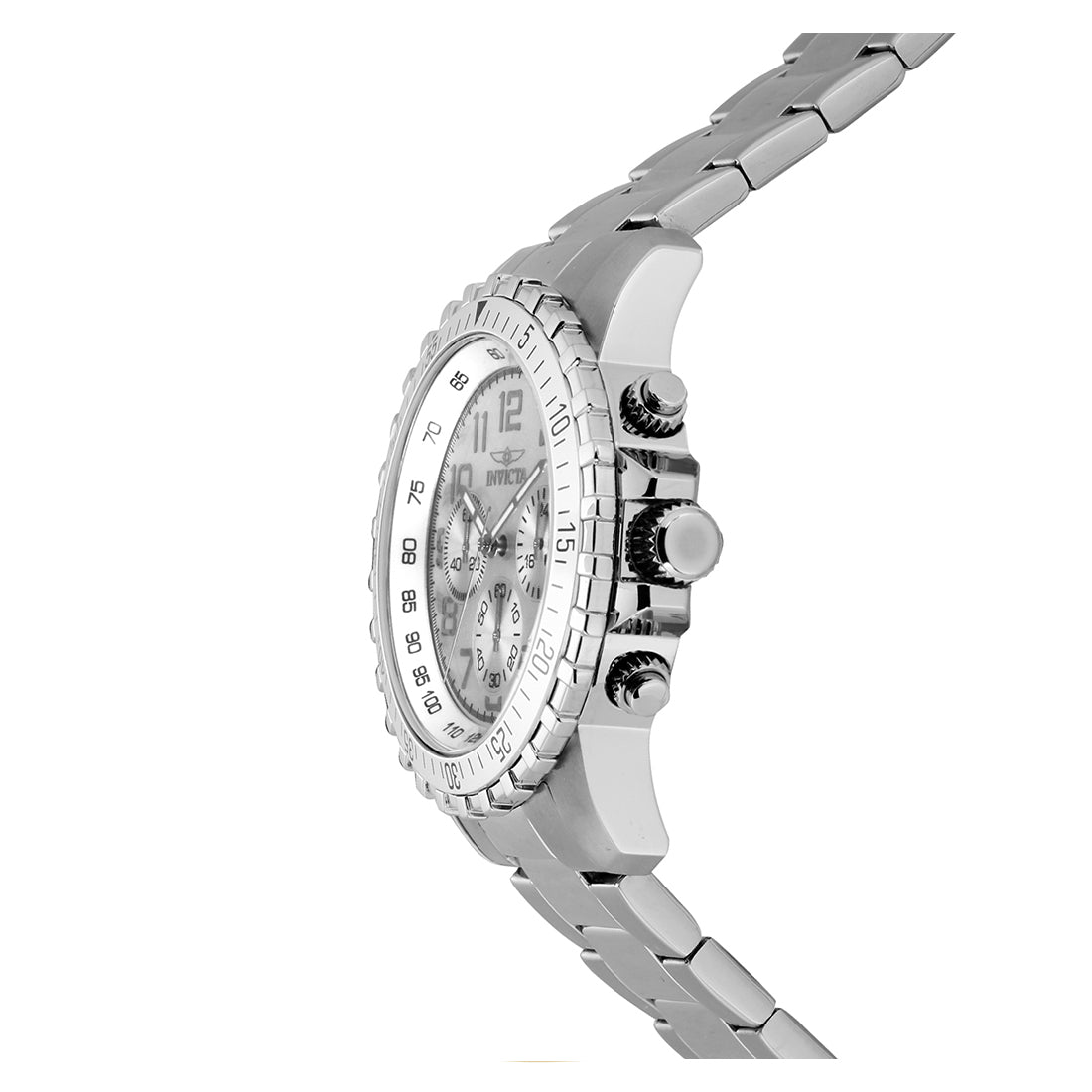 Invicta Specialty MenS Wrist Watch Stainless Steel Quartz Silver Dial - 6620