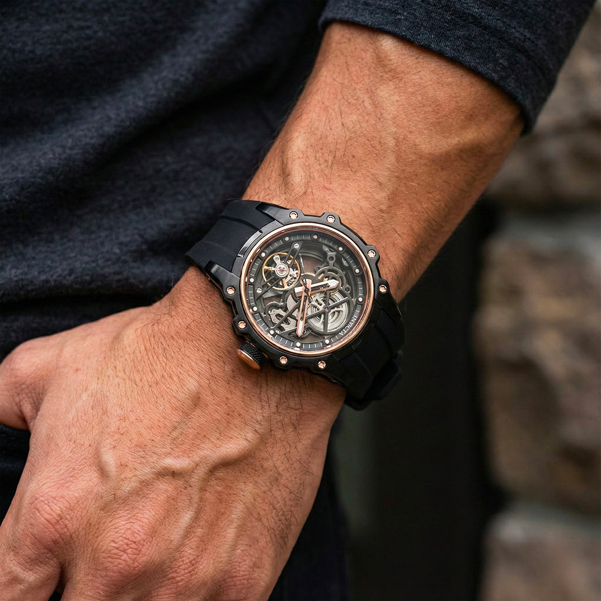 Invicta S1 Rally Automatic Caliber JX-2802 Movement Black Dial Analog Watch For - Gents 69002