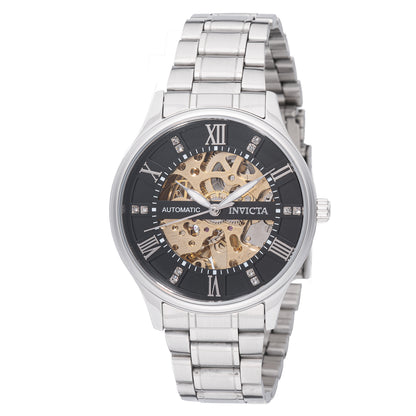 INVICTA Objet D Art Automatic Movement Black Analog  Dial Watch For Gents- 69118