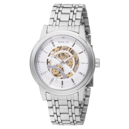 INVICTA Objet D Art Automatic Movement Silver Analog  Dial Watch For Gents- 69122