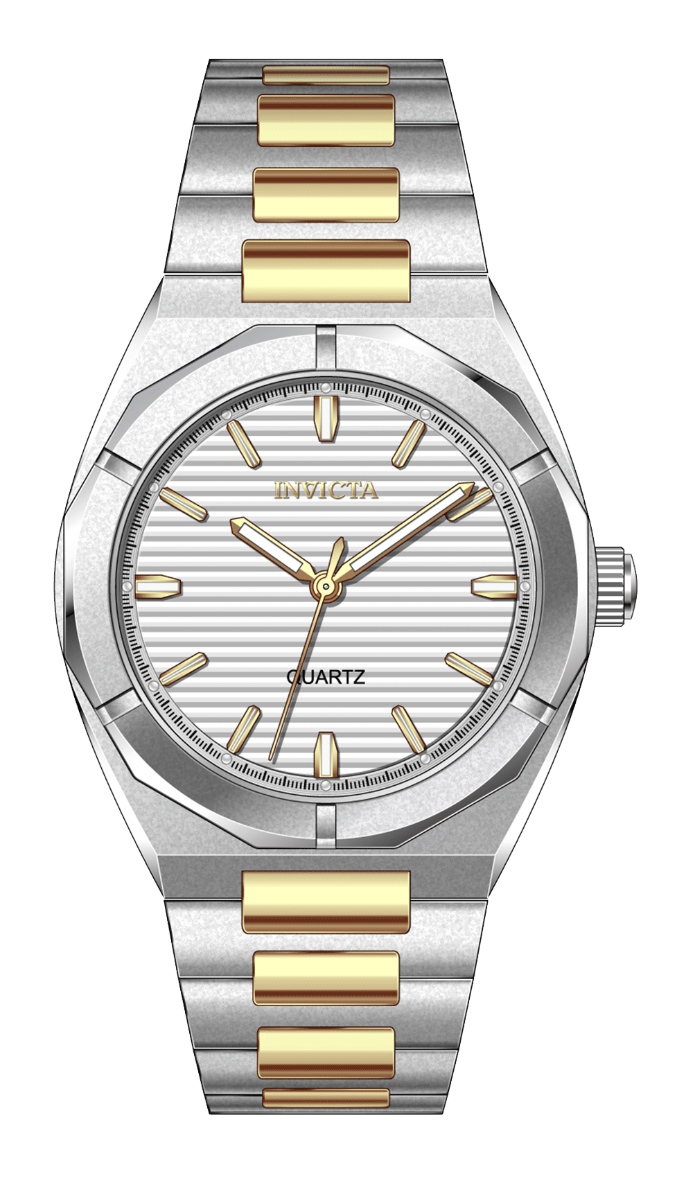 INVICTA Celestial Quartz Movement Steel Analog  Dial Watch For Gents- 69208