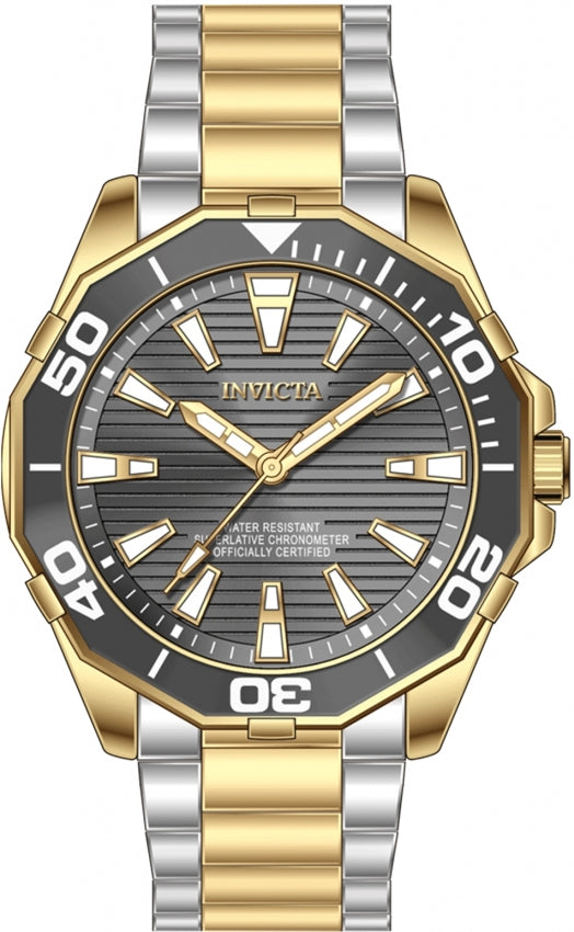 Invicta Pro Diver Quartz Charcol Dial Analog Watch For -  Gents 69238
