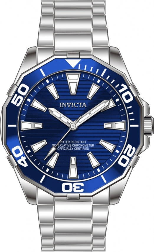 Invicta Pro Diver Quartz Blue Dial Analog Watch For -  Gents 69243