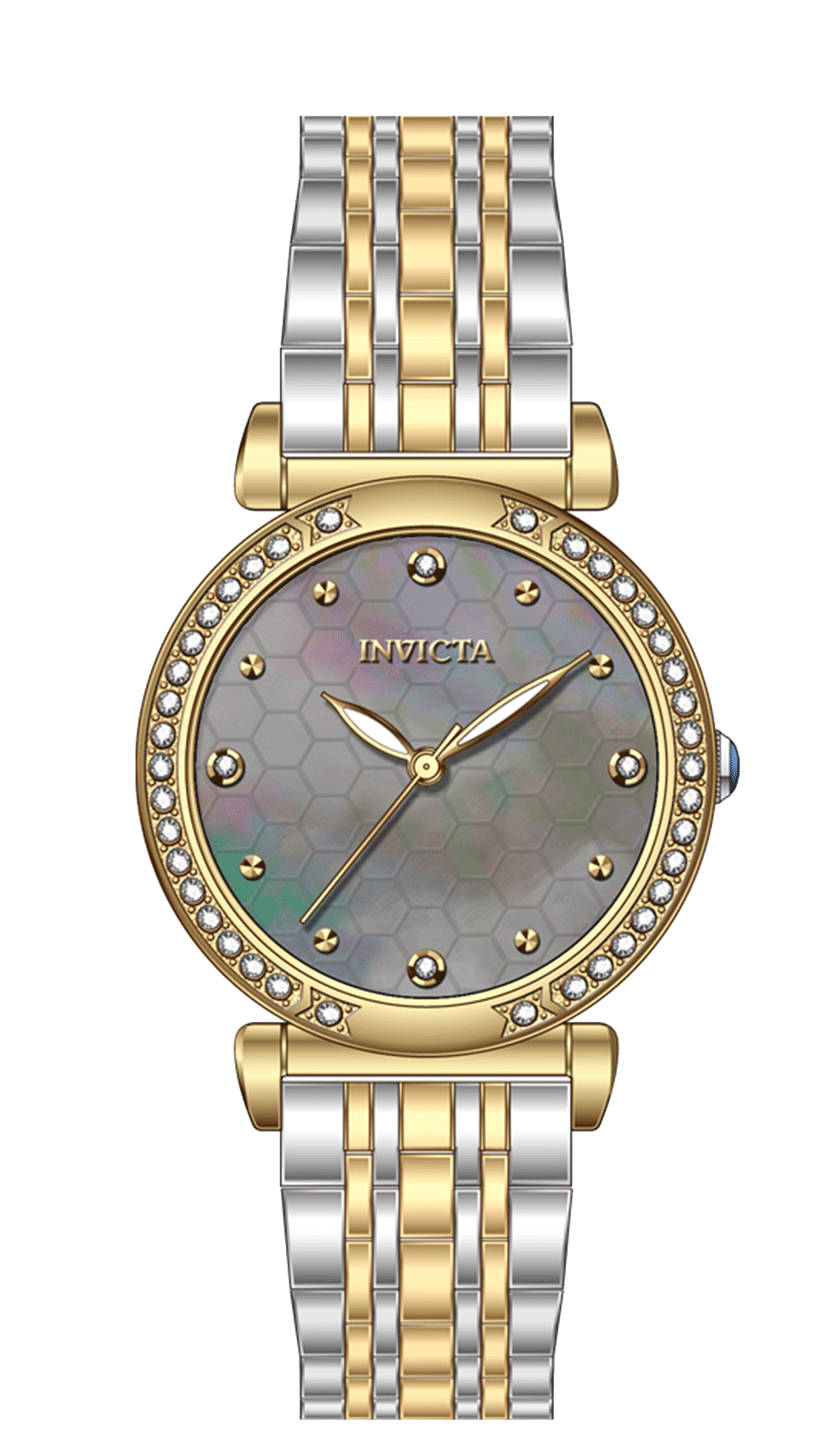 INVICTA Wildflower Quartz Movement Charcoal Analog  Dial Watch For Ladies- 69288